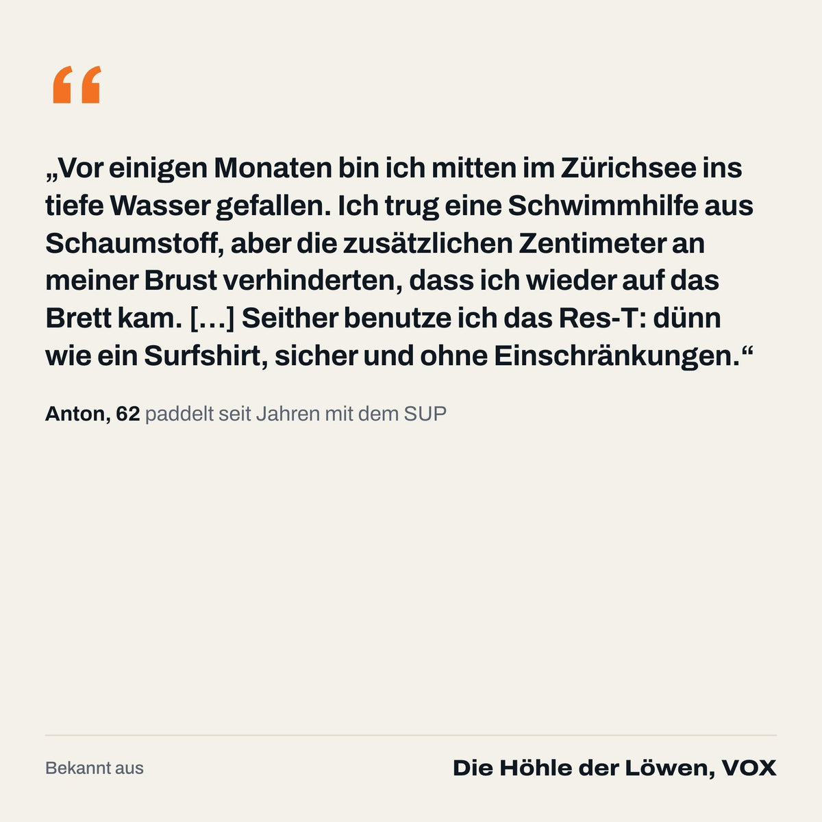 Kundenstimme von Anton, 62