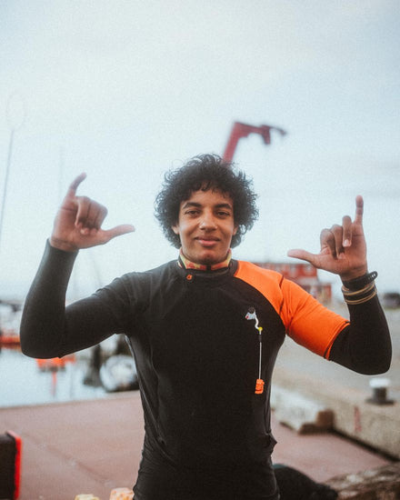 Malik Humeida im Res-⁠T Orange